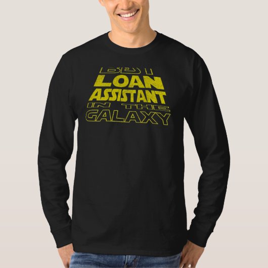 Lening Assistent Ruimte Achterkant Ontwerp T-shirt (Voorkant)