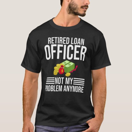 Lening officier assistent hypotheekleninggever tra t-shirt (Voorkant)