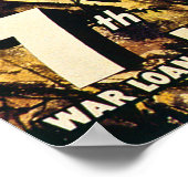 Lening van de 7e Oorlog nu allemaal samen  WW2 Poster (Hoek)