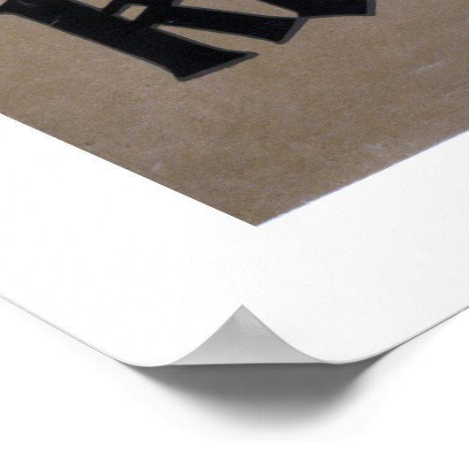 lening van de Oostenrijkse Vijfde Oorlog (wit) Poster (Hoek)