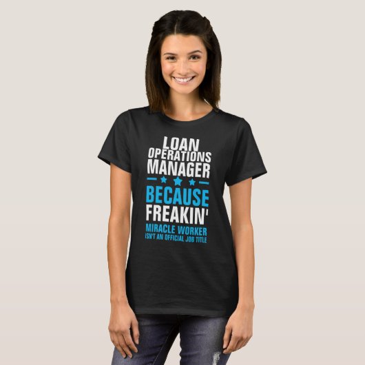 LENINGEN MANAGER MIRACLE WORKER T-Shirt (Voorkant volledig)
