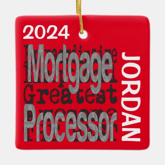 Leningen Processor Extraordinaire CUSTOM Keramisch Ornament (Voorkant)