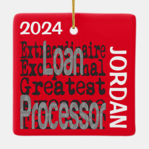 Leningen Processor Extraordinaire CUSTOM Keramisch Ornament