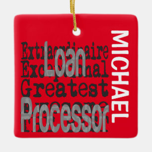 Leningen Processor Extraordinaire CUSTOM Keramisch Ornament