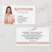 Leningen van de Moderne Notariserende Agent van de Visitekaartje (Voorkant / Achterkant)