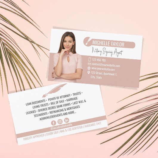Leningen van de Moderne Notariserende Agent van de Visitekaartje