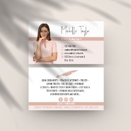 Leningen van de Moderne Notariserende Agent van de Visitekaartje