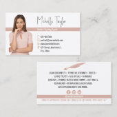 Leningen van de Moderne Notariserende Agent van de Visitekaartje (Voorkant / Achterkant)