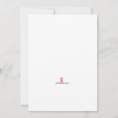 Leningen voor kalm en proces behouden bedankkaart (Achterkant)