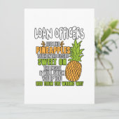 Leningen zijn als ananassen. feestdagenkaart (Staand voorkant)