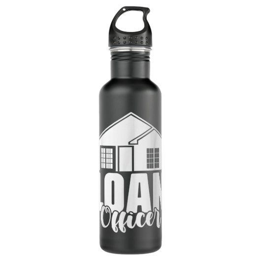 Leningofficier hypotheekverzekeraar Looptijdproces Waterfles (Voorkant)