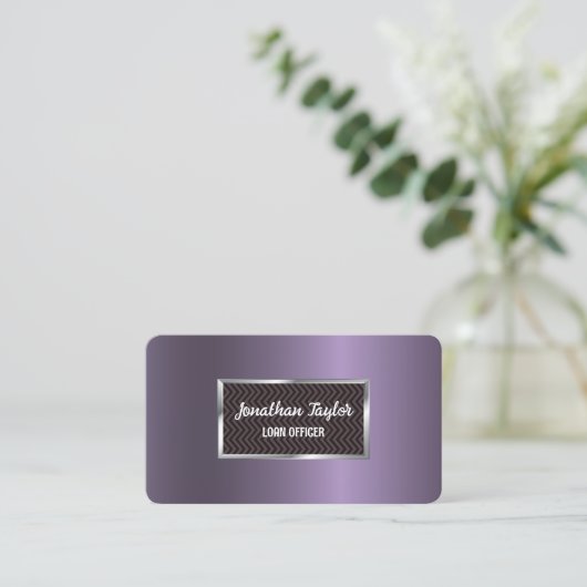 Leningofficier Visitekaartje (Staand voorkant)