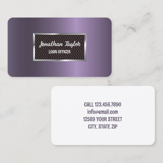 Leningofficier Visitekaartje (Voorkant / Achterkant)