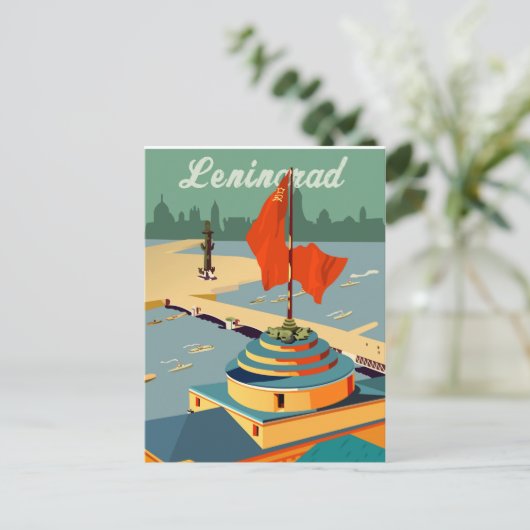 Leningrad Briefkaart (Staand voorkant)