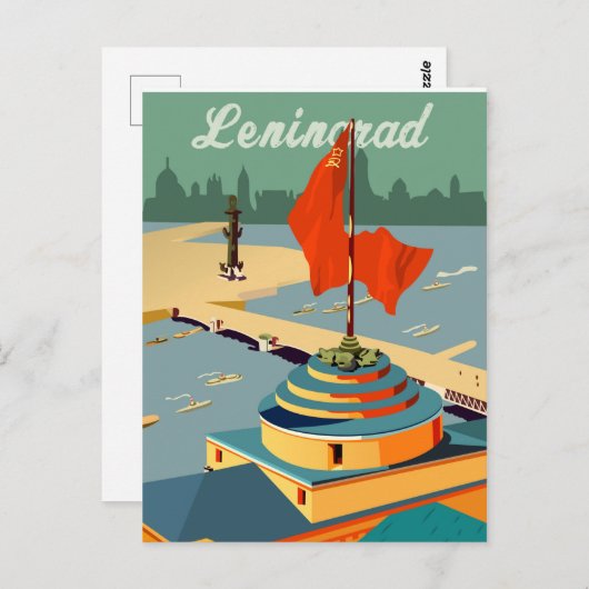 Leningrad Briefkaart (Voorkant / Achterkant)