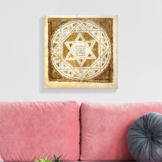 Leningrad Codex Canvas Afdruk (Insitu (Woonkamer))