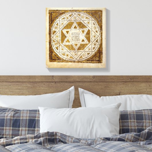 Leningrad Codex Canvas Afdruk (Insitu (Slaapkamer))