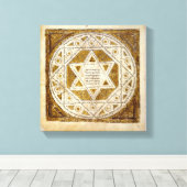 Leningrad Codex Canvas Afdruk (Insitu (Houten vloer))