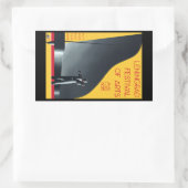 Leningrad Festival van de Kunsten Rechthoekige Sticker (Tas)