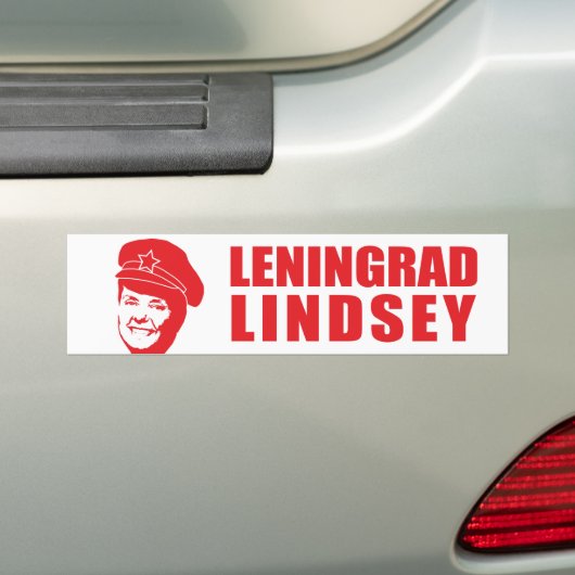 Leningrad Lindsey Bumpersticker (Op auto)