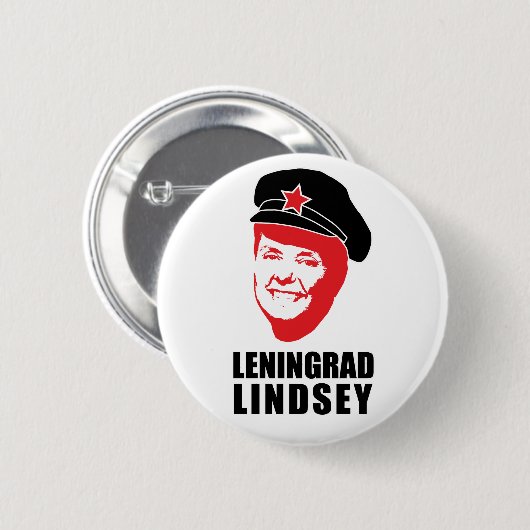 Leningrad Lindsey Ronde Button 5,7 Cm (Voorkant /achterkant)
