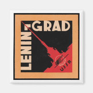 Leningrad Travel Poster Magneet