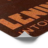 Leningrad USSR Sovjet Rusland Russische Reizen Poster (Hoek)