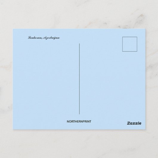 Lenkeran-Azerbeidzjan Briefkaart (Achterkant)
