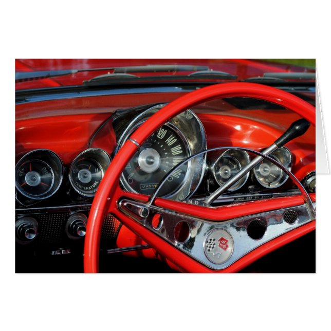 Lenkrad vom Oldtimer (Voorkant Horizontaal)