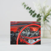 Lenkrad vom Oldtimer Briefkaart (Staand voorkant)