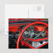 Lenkrad vom Oldtimer Briefkaart (Voorkant / Achterkant)
