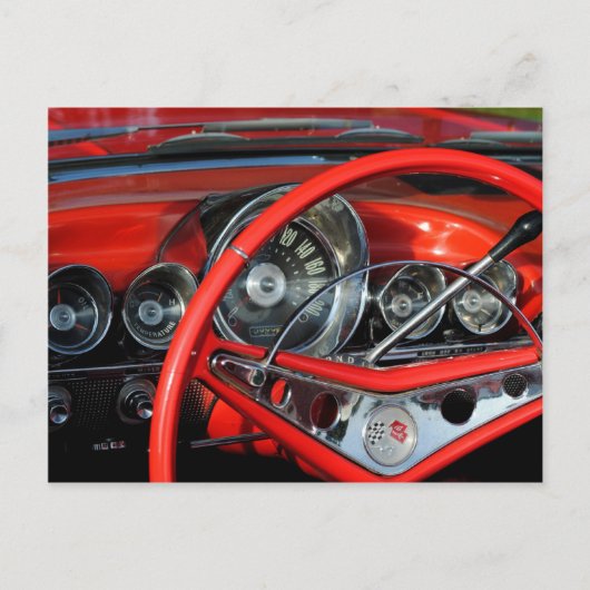 Lenkrad vom Oldtimer Briefkaart (Voorkant)