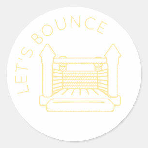 Lennon Bounce House "Let s Bounce" Sticker
