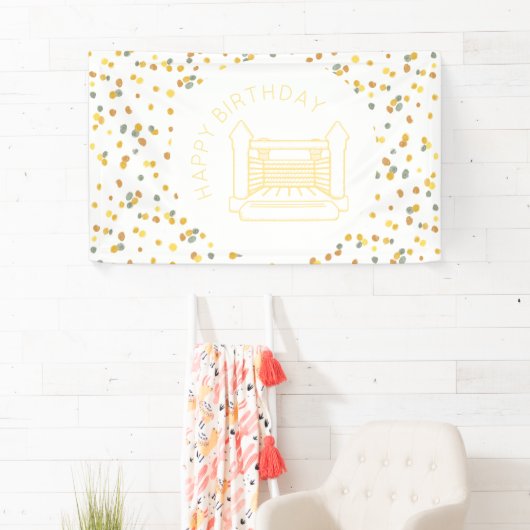 Lennon Bounge House Party Banner (Insitu)