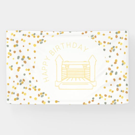 Lennon Bounge House Party Banner (Horizontaal)