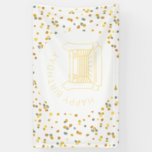 Lennon Bounge House Party Banner (Verticaal)