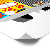 Lennon Classic Painted Psychedelic Car Poster (Hoek)