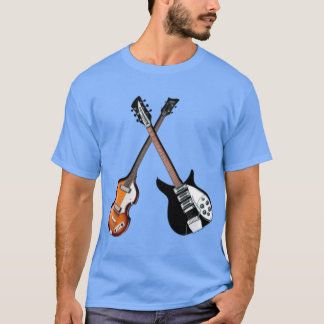 Lennon McCartney familie retro T-shirt
