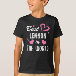 Lennon Name, Best Lennon in World T-shirt