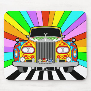 Lennon Psychedelic Painted Classic Mouse Mat Muismat