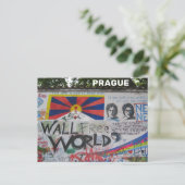 Lennon Wall Praag Tsjechië Reizen Briefkaart (Staand voorkant)