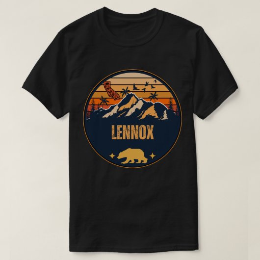 Lennox, Californië T-shirt (Design voorkant)