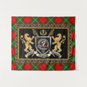 Lennox Clan Badge & Motto w/Lions Wandkleed