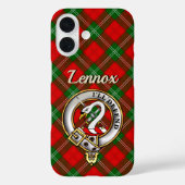 Lennox Clan Badge & Tartan iPhone / iPad case (Achterkant)