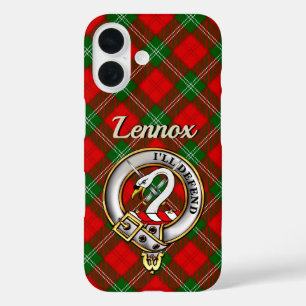 Lennox Clan Badge & Tartan iPhone / iPad hoesje