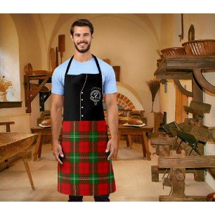 Lennox Clan Badge & Tartan Kilt Schort