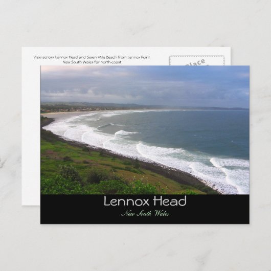Lennox Head Briefkaart (Voorkant / Achterkant)