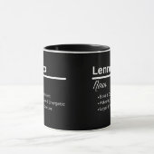 Lennox Jongensnaam Definitie Gepersonaliseerde Mok (Midden)
