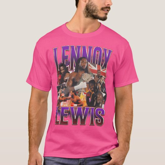 Lennox Lewis Vintage T-shirt (Voorkant)