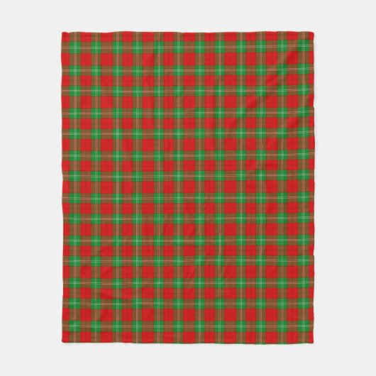 Lennox Schotlandruit Fleece Deken (Voorkant)